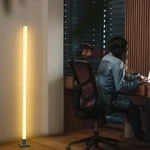 Lámpara de Pie LED Multicolor RGB con Control Base Cuadrada - Image 13