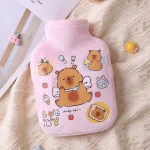 Bolsa De Agua Caliente Funda Capibara Peluche Con Tapón