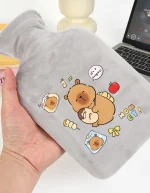 Bolsa De Agua Caliente Funda Capibara Peluche Con Tapón - Image 3
