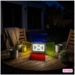 Reflector Luz LED fria calida RGB Recargable interior / exterior
