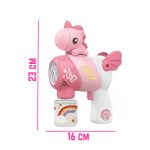Burbujero Automático Pistola De Burbujas Unicornio Con Luces - Image 4