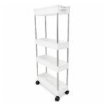 Carrito Organizador Espacios Reducidos Multiusos 4 Niveles Slim - Imagen 3
