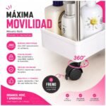 Carrito Organizador Espacios Reducidos Multiusos 4 Niveles Slim - Imagen 6