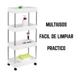 Carrito Organizador Multiusos 4 Niveles con Ganchos - Image 6
