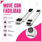 Soporte Extensible Con Ruedas Ajustable Para Electrodomésticos y Muebles - Imagen 4