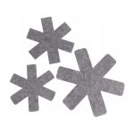 Set x3 Protectores de Fieltro para Ollas y Sartenes