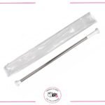 Barral Soporte Cortina de Baño Extensible Max 150cm Aprox - Imagen 3