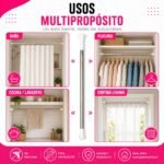 Barral Extensible Cortina de Baño de Max 200cm Aprox - Imagen 7