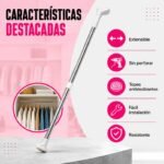 Barral Extensible Cortina de Baño de Max 200cm Aprox - Imagen 4