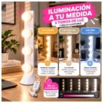 Luz Led Tocador 4 Focos USB Maquillaje Fotos Videos Portátil - Imagen 6