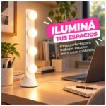 Luz Led Tocador 4 Focos USB Maquillaje Fotos Videos Portátil - Imagen 8