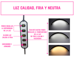 Lámpara Led Medio Arco Para Mesa De Manicura Pestañas - Image 3