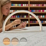 Lámpara Led Medio Arco Para Mesa De Manicura Pestañas - Image 11