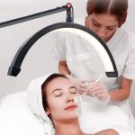 Lámpara Media Luna Led Articulada Con Morsa Ajustable 360°