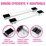 Soporte Extensible Con Ruedas Ajustable Para Electrodomésticos y Muebles - Image 3