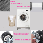 Base Ajustable con Ruedas para Heladera y Lavarropas - Image 2