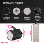 Estuche Porta Lentes para 5 Gafas y Anteojos de Viaje - Image 2