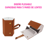 Estuche Porta Lentes para 5 Gafas y Anteojos de Viaje - Image 5