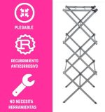 Tender de Ropa de 3 Niveles Plegable Portátil - Image 5
