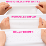 Cubre Zapatos Para Lluvia de Silicona Impermeables y Antideslizantes - Image 3