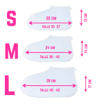 Cubre Zapatos Para Lluvia de Silicona Impermeables y Antideslizantes - Image 2