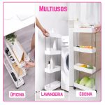 Carrito Organizador Espacios Reducidos Multiusos 4 Niveles Slim - Image 4