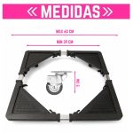 Base Ajustable con Ruedas para Heladera y Lavarropas - Image 3
