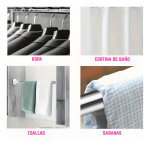 Barral Extensible Cortina de Baño de Max 200cm Aprox - Image 5