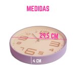Reloj de Pared Silencioso Circular 29,5 cm Colores - Image 4