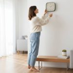 Reloj de Pared Moderno Cuadrado 29,5cm Colores Suaves - Image 11