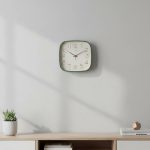 Reloj de Pared Moderno Cuadrado 29,5cm Colores Suaves - Image 12