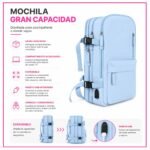 Mochila de Viaje Extensible Multifuncional con Bolsillo para Notebook - Imagen 4