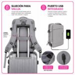 Mochila Para Viajes Con Bolsillo Para Notebook y Bolsillo Extensible - Imagen 6