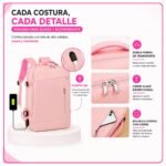 Mochila Para Viajes Con Bolsillo Para Notebook y Bolsillo Extensible - Imagen 7