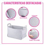 Set x3 Cajas Organizadoras de Fieltro Plegables - Image 6