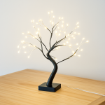 Centro de Mesa Ramas de Cerezo Artificial Con Iluminación Led USB 40cm