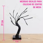 Centro de Mesa Ramas de Cerezo Artificial Con Iluminación Led USB 40cm - Image 2