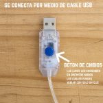 Centro de Mesa Ramas de Cerezo Artificial Con Iluminación Led USB 40cm - Image 3