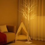 Ramas Abedul de Árbol Artificial Blancas con Luces Led USB 180 - Image 7