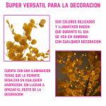 Árbol Artificial de Álamo Temblón Con Luces Led USB 180cm - Image 3