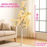 Árbol Sakura Artificial de Cerezo en Flor con Luces Led 170cm - Image 2