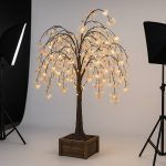 Árbol de Flores Cerezo Lloron Artificiales con Luces Led USB 150cm - Image 8