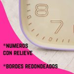 Reloj De Pared Cuadrado Analógico Vintage - Image 5