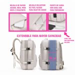 Mochila de Viaje Extensible Multifuncional con Bolsillo para Notebook Premium - Image 4
