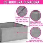 Set x6 Organizadores de Cajones Plegables Distintas Medidas - Image 3