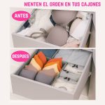 Set x6 Organizadores de Cajones Plegables Distintas Medidas - Image 6