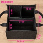 Cesto Organizador de Pañales de Fieltro Multiuso - Image 2