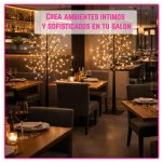 Ramas de Árbol de Cerezo Artificial con Luces Led USB 155cm - Image 8