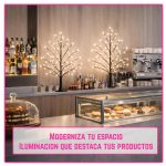 Ramas de Árbol de Cerezo Artificial con Luces Led USB 155cm - Image 7