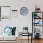 Reloj de Pared Circular Grande Silencioso Decorativo Moderno